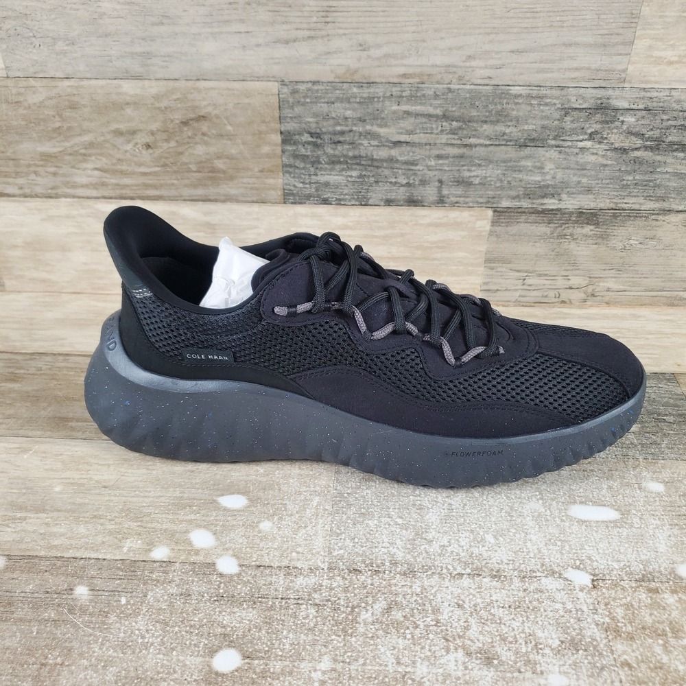Cole Haan Generation ZEROGRAND I0.5 SQL Mens Shoes Sz 11 Black Lace Up Sneakers